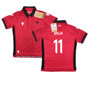 2023-2024 Albania Home Authentic Shirt (Kids) (Broja 11)