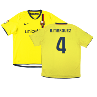 2008-2009 Barcelona Away Shirt (Kids) (R.Marquez 4)