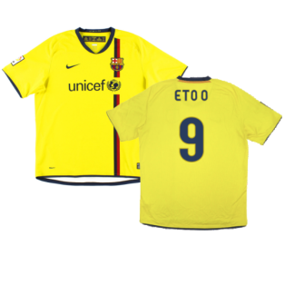 2008-2009 Barcelona Away Shirt (Kids) (Eto O 9)