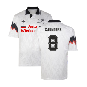 Derby County 1992 Umbro Shirt (Saunders 8)