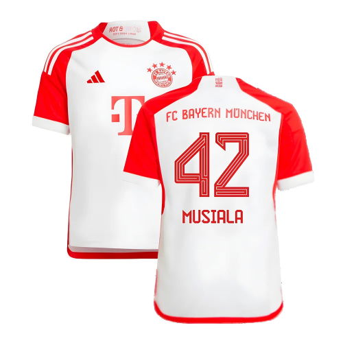 2023-2024 Bayern Munich Home Shirt (Kids) (Musiala 42)