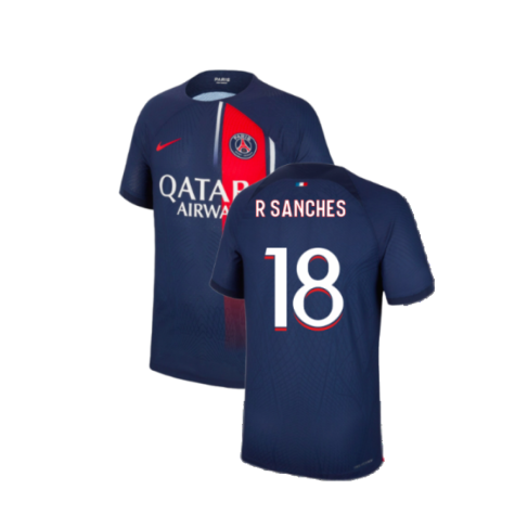 2023-2024 PSG Home Shirt (R Sanches 18)