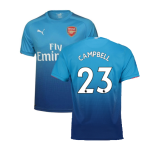2017-2018 Arsenal Away Shirt (Campbell 23) - Kids