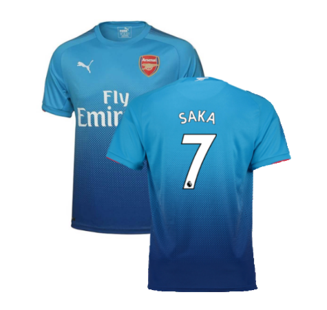 2017-2018 Arsenal Away Shirt (Saka 7)