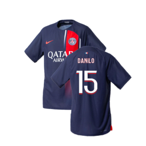 2023-2024 PSG Home Match Authentic Shirt (Danilo 15)