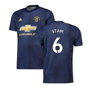2018-2019 Man Utd Adidas Third Football Shirt (Stam 6)