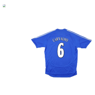 Chelsea 2006-08 Home Shirt ((Mint) L) (Carvalho 6)
