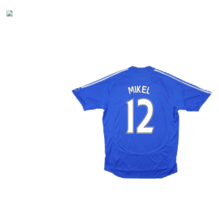 Chelsea 2006-08 Home Shirt ((Very Good) M) (Mikel 12)