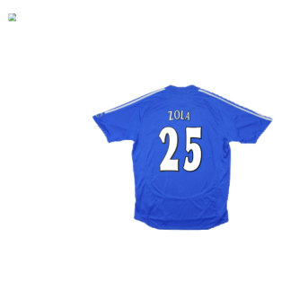 Chelsea 2006-08 Home Shirt ((Mint) L) (Zola 25)