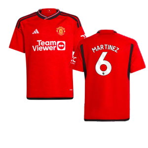2023-2024 Man Utd Home Shirt (Kids) (Martinez 6)