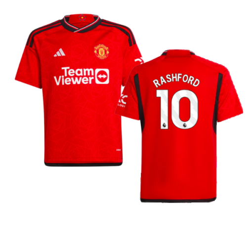 2023-2024 Man Utd Home Shirt (Kids) (Rashford 10)