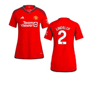 2023-2024 Man Utd Authentic Home Shirt (Ladies) (Lindelof 2)