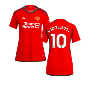 2023-2024 Man Utd Authentic Home Shirt (Ladies) (V Nistelrooy 10)