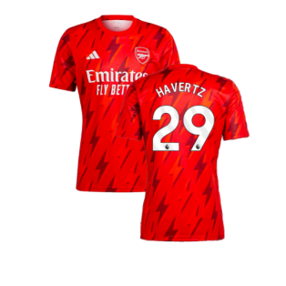 2023-2024 Arsenal Pre-Match Shirt (Red) (Havertz 29)