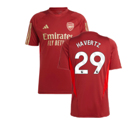 2023-2024 Arsenal Training Jersey (Red) (Havertz 29)