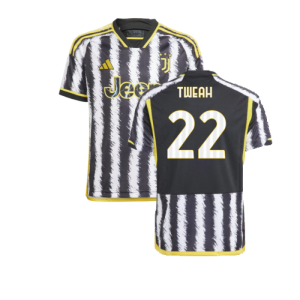 2023-2024 Juventus Home Shirt (Kids) (T Weah 22)