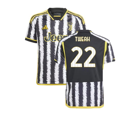 2023-2024 Juventus Home Shirt (Kids) (T Weah 22)