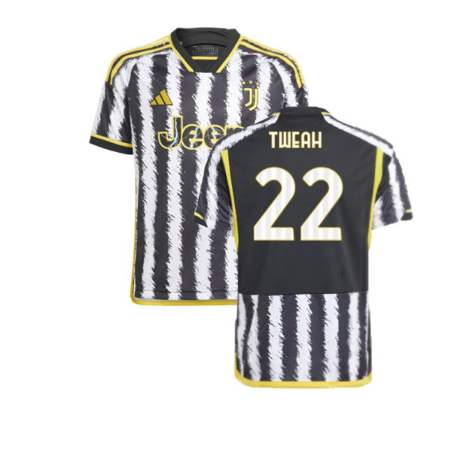 2023-2024 Juventus Home Shirt (Kids) (T Weah 22)