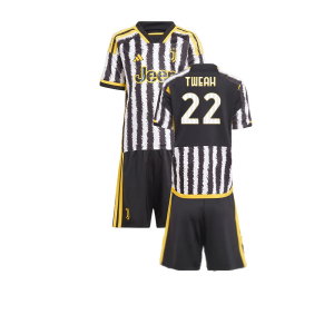 2023-2024 Juventus Home Mini Kit (T Weah 22)