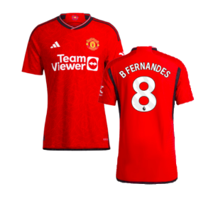 2023-2024 Man Utd Authentic Home Shirt (B Fernandes 8)