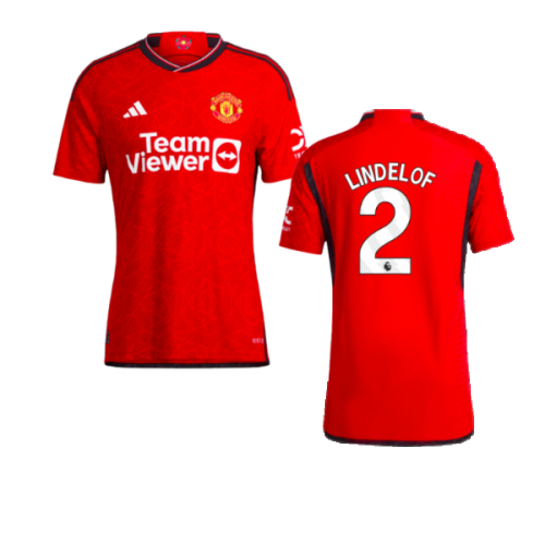 2023-2024 Man Utd Authentic Home Shirt (Lindelof 2)