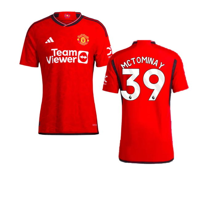 2023-2024 Man Utd Authentic Home Shirt (McTominay 39)