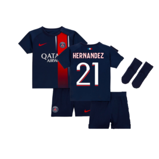 2023-2024 PSG Home Infants Baby Kit (Hernandez 21)