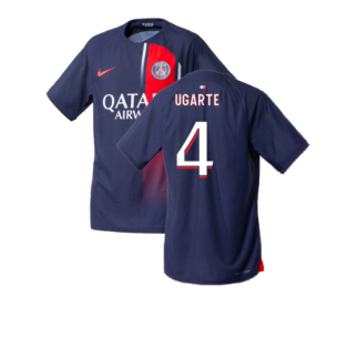 2023-2024 PSG Home Match Authentic Shirt (Ugarte 4)