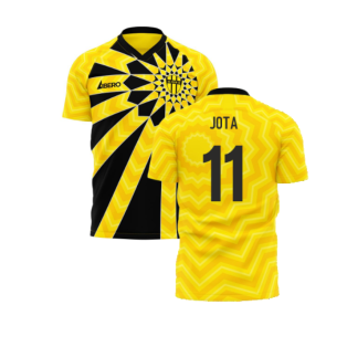 Al-Ittihad 2023-2024 Home Concept Football Kit (Libero) - Adult Long Sleeve (Jota 11)