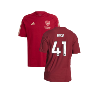2023-2024 Arsenal Training Tee (Red) (Rice 41)