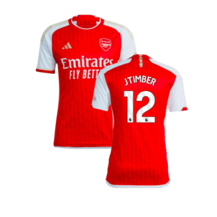 2023-2024 Arsenal Home Shirt (J Timber 12)