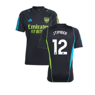 2023-2024 Arsenal Training Jersey (Black) (J Timber 12)