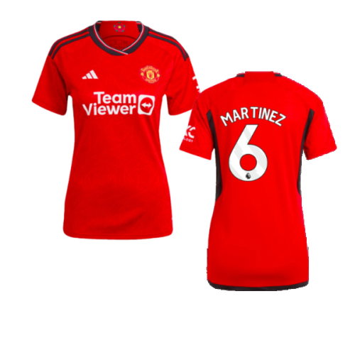 2023-2024 Man Utd Home Shirt (Ladies) (Martinez 6)