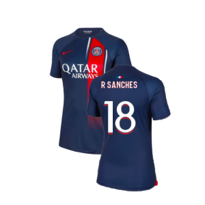 2023-2024 PSG Home Shirt (Ladies) (R Sanches 18)