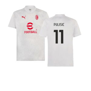 2023-2024 AC Milan Training Jersey (Grey) (Pulisic 11)