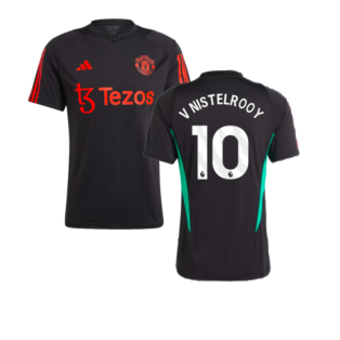 2023-2024 Man Utd Training Jersey (Black) (V Nistelrooy 10)
