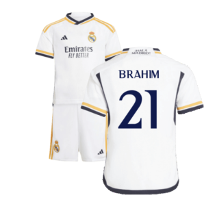 2023-2024 Real Madrid Home Mini Kit (Brahim 21)