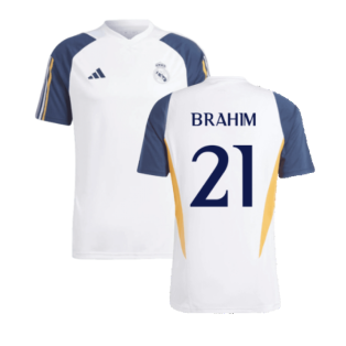2023-2024 Real Madrid Training Shirt (White) (Brahim 21)
