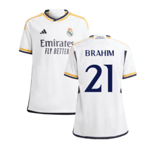2023-2024 Real Madrid Home Shirt (Kids) (Brahim 21)