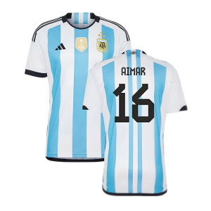 Argentina 2022 World Cup Winners Home Shirt (AIMAR 16)