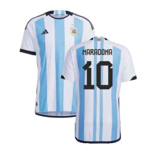 2022-2023 Argentina Authentic Home Shirt (MARADONA 10)