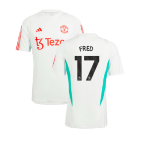 2023-2024 Man Utd Training Jersey (White) (Fred 17)