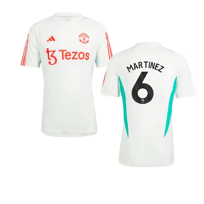 2023-2024 Man Utd Training Jersey (White) (Martinez 6)