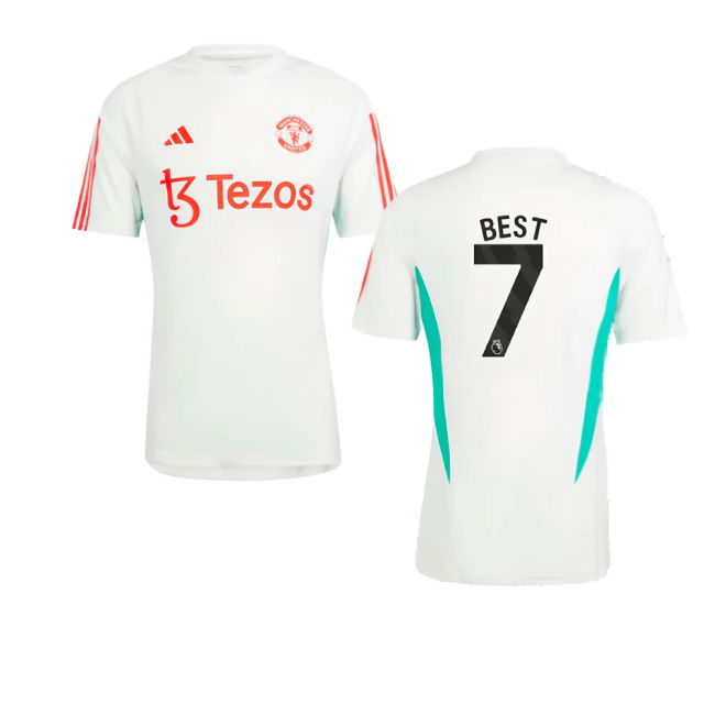 2023-2024 Man Utd Training Jersey (White) (Best 7)