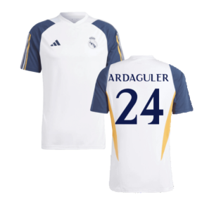 2023-2024 Real Madrid Training Shirt (White) (Arda Guler 24)