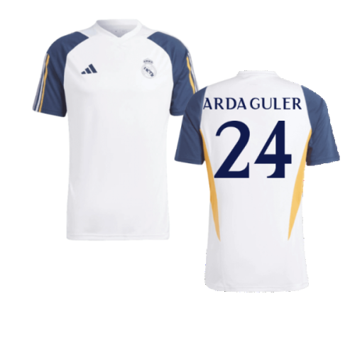 2023-2024 Real Madrid Training Shirt (White) (Arda Guler 24)