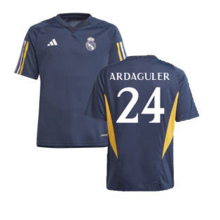 2023-2024 Real Madrid Training Shirt (Legend Ink) (Arda Guler 24)