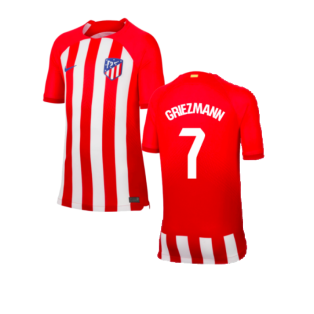2023-2024 Atletico Madrid Home Shirt (Kids) (Griezmann 7)