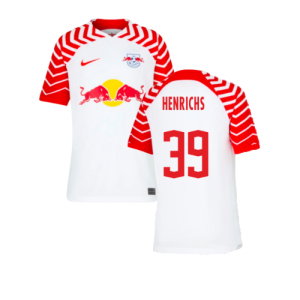 2023-2024 Red Bull Leipzig Home Shirt (Kids) (Henrichs 39)