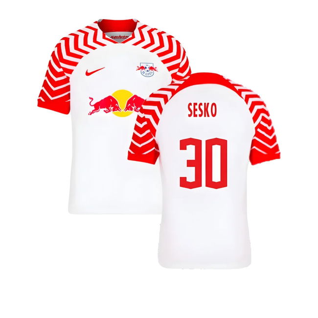 2023-2024 Red Bull Leipzig Home Shirt (Sesko 30)